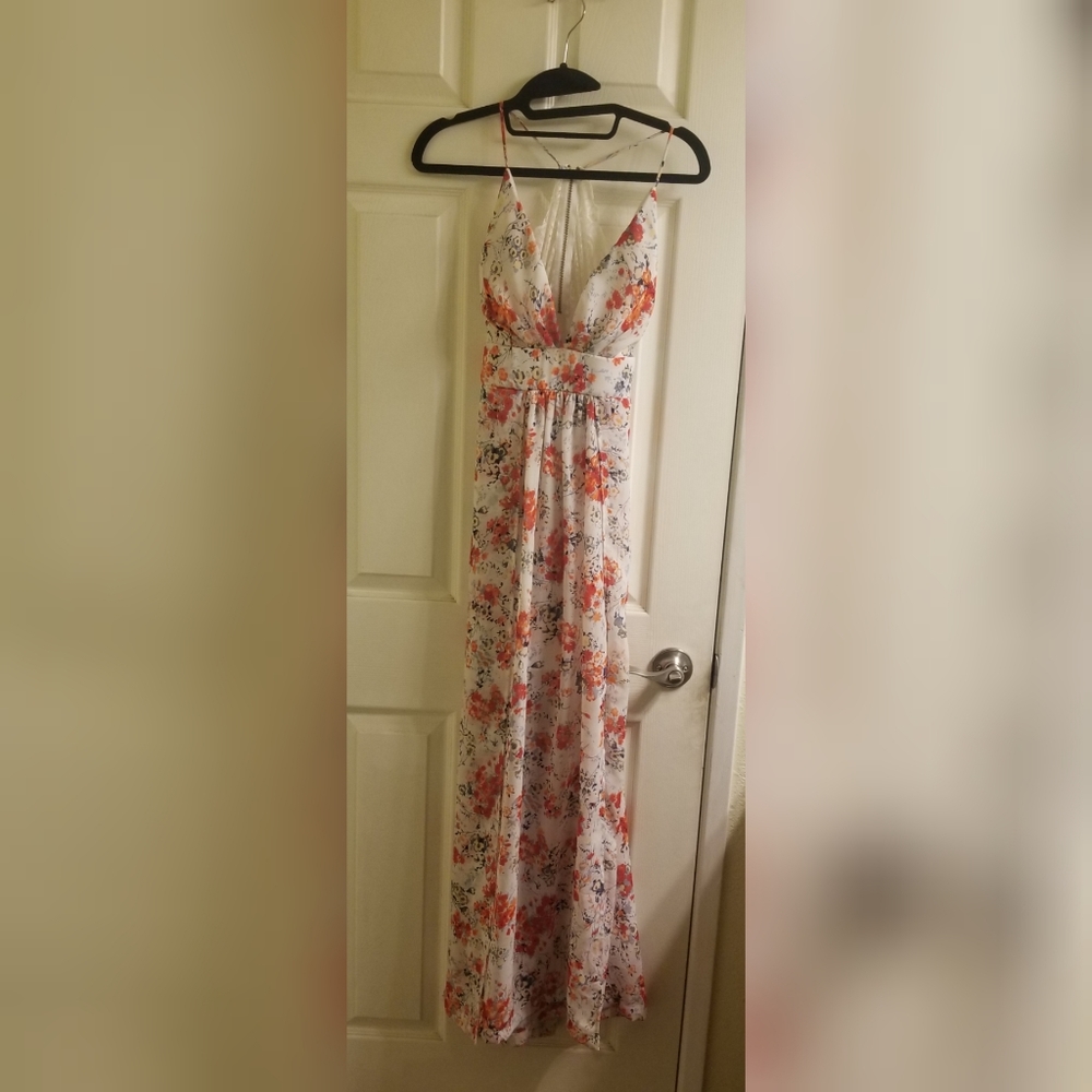 Flower Pattern COCO AVANTE Maxi Dress